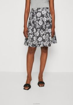 Anna Field Tasker 4NHR4777 Anna Field plisseret nederdel sort/hvid kvinder