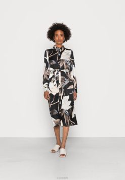 Anna Field Tasker 4NHR493 Anna Field skjortekjole sort/multifarvet kvinder