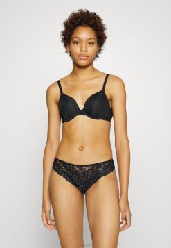 Anna Field Tasker 4NHR4960 Anna Field 3 siders grønne trusser sorte kvinder